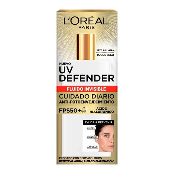 Loreal - Uv Def - Crema - Fps 50 - Fluido - 40 Grs