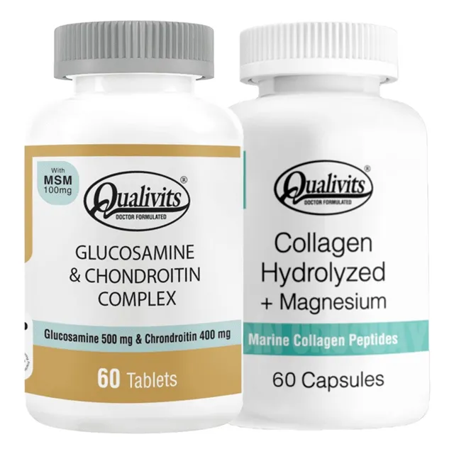 Glucosamina Y Condroitina Colágeno C Magnesio X 60 Qualivits