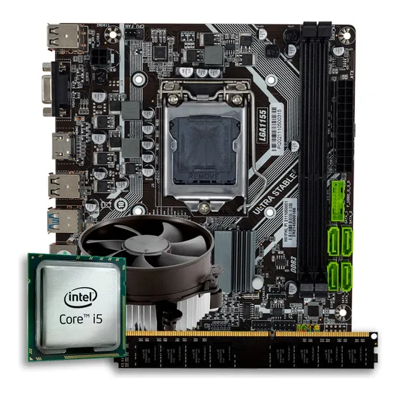 Kit Upgrade Gamer Intel Core I5 + Placa Mãe 1155 + 8gb Ram