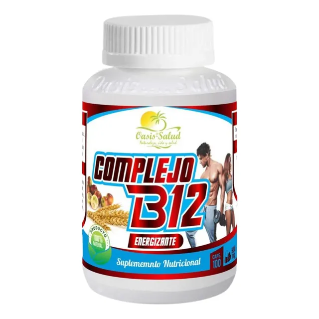 Suplemento Complejo B12 100 Capsulas Energizante