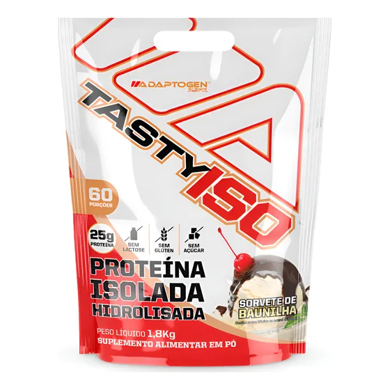 Whey Isolado Tasty Iso Whey 1,8kg Refil - Adaptogen Science