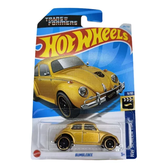 Hot Wheels Bumblebee Dorado Volkswagen Bettle Transformers