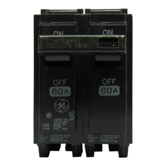 Breaker G.e Empotrar 2x60 
