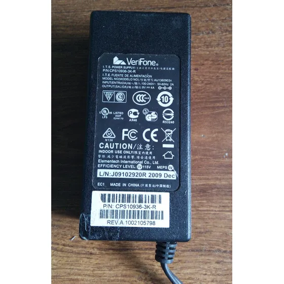 Adaptador / Cargador De Corriente Verifone (nuevo)