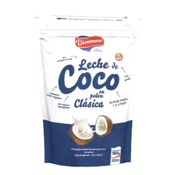 Leche De Coco En Polvo Clásica Vegana Dicomere 150 Gr
