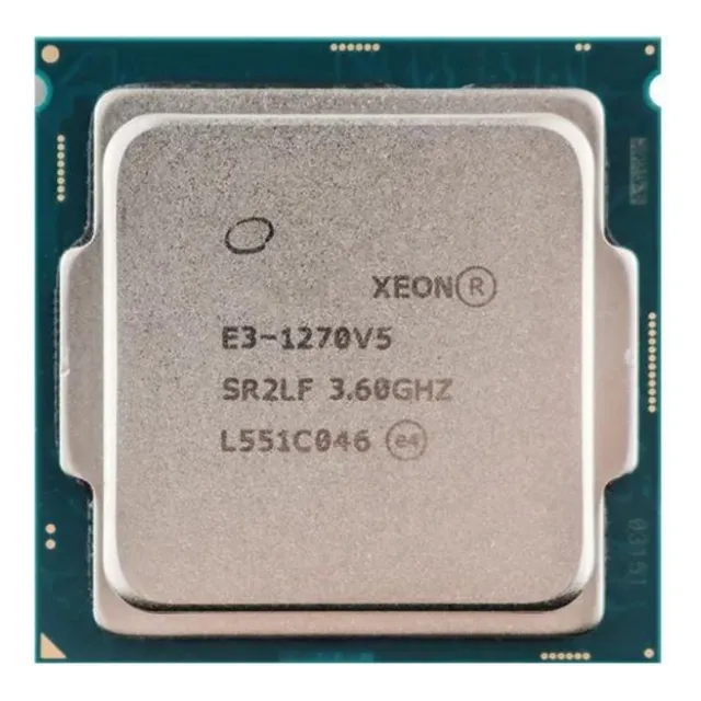Original Procesador De Cpu Xeon E3 1270 V5, Caché De 8 M,