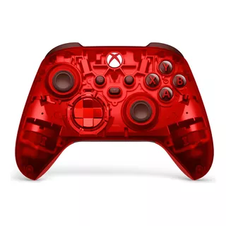 Controle Sem Fio Xbox Series S X One Vermelho Transparente Controle Sem Fio Xbox Series S X One Vermelho Transparente