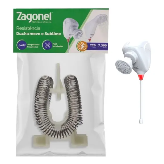 Resistência P/ Ducha Move 127v Ou 220v Zagonel