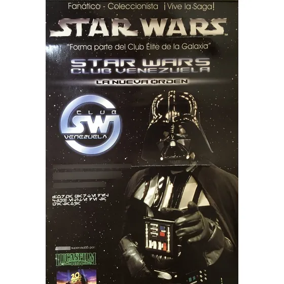 Afiche / Póster De Colección Star Wars Club Venezuela