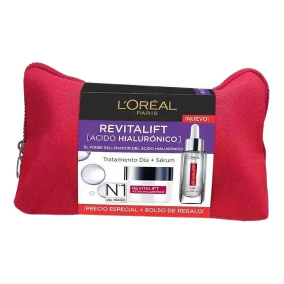 Serum + Crema Revitalift Día C/ Ácido Hialurónico De Loreal