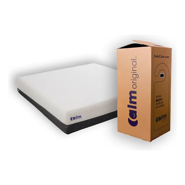 Colchón Calm Original De Memory Foam 1.5 Plazas