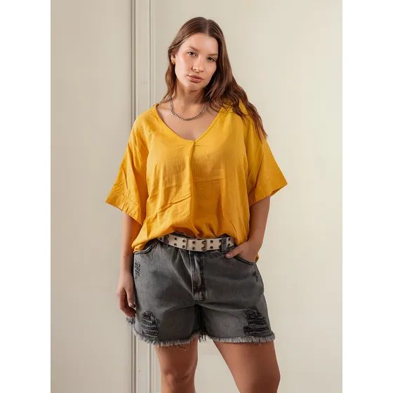 Remera Dama Lino T/especial - Belgaum