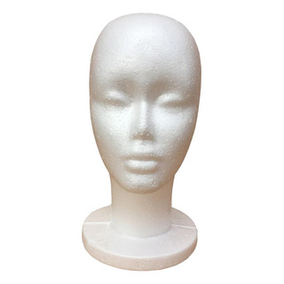 Modelo De Cabeza De Peluca De Espuma Para Mujer, Cabeza De Modelo De Cabeza De Peluca De Espuma Para Mujer, Cabeza De