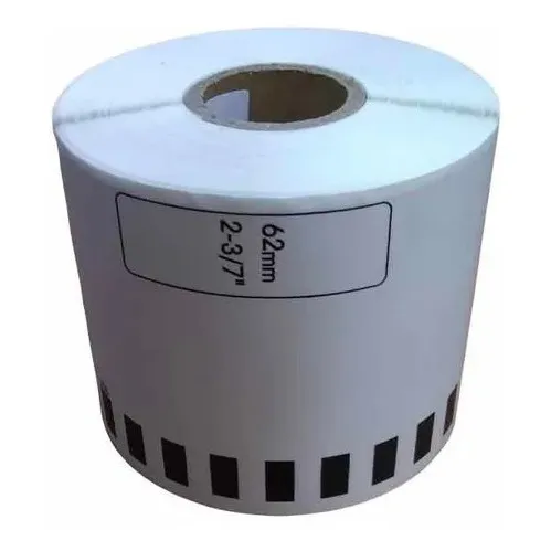 Rollo Etiqueta Térmica Dk 2205 Brother Ql Promocion 12 Pieza