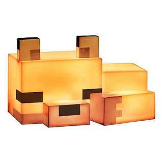 Lampara De Noche Zorro Minecraft Luz Decorativa Lampara De Noche Zorro Minecraft Luz Decorativa