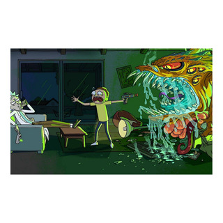 PĂłster Rick And Morty Portal Ataque Borracho Extraterrestre PĂłster Rick And Morty Portal Ataque Borracho Extraterrestre