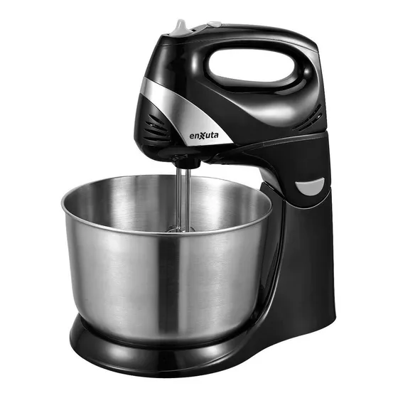 Batidora De Pie Enxuta Color Negro 5 Velocidades 300 W Frecuencia 50 Hz