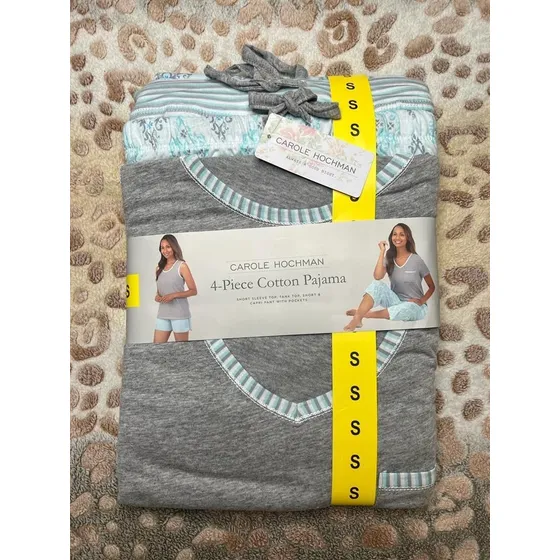 Pijamas Para Dama (4 Piezas) Carole Hochman 