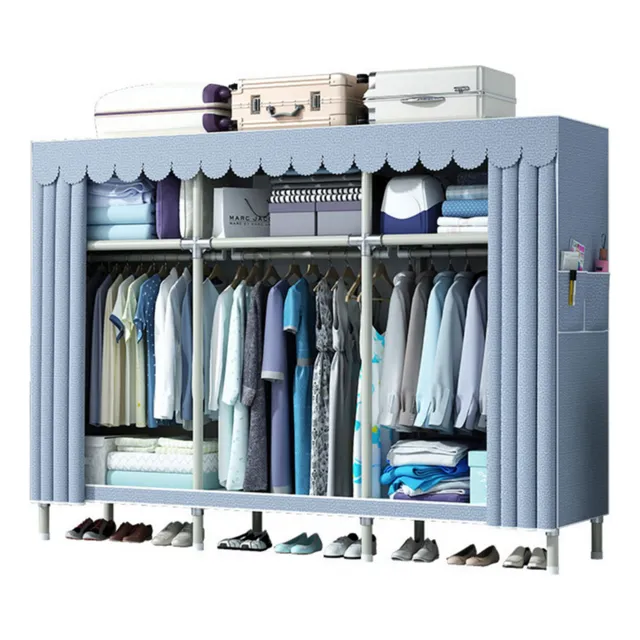 Armario Armable Ropero Armable Reforzado Metalcloset 195cm