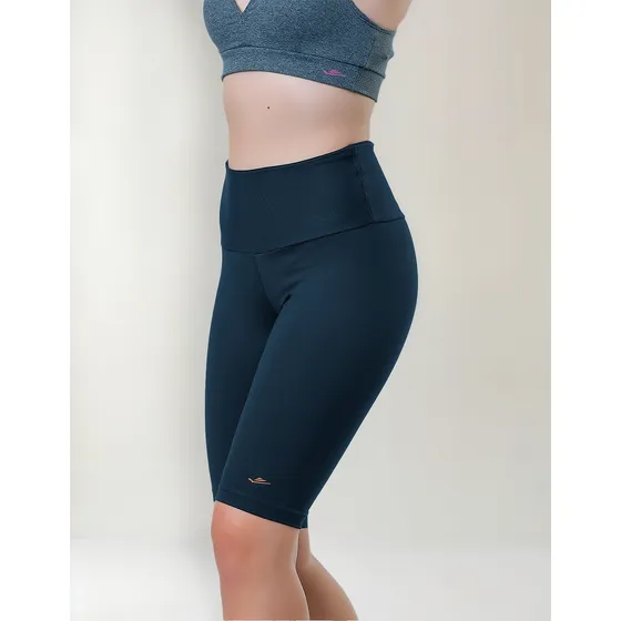Calza Corta Tipo Biker Dama Tiro Alto Calidad Elite 