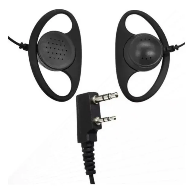 Walkie Talkie Kit 6 Fone Ouvido Microfone D De Rádio Baofeng