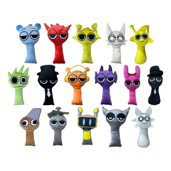 Peluche Sprunky Sprunki Plush Variedad 28 Cm X1 Unidad
