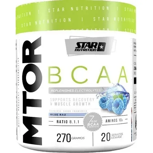 Mtor Bcaa 270 Gr Star Nutrition Aminoácido Nueva Fórmula 