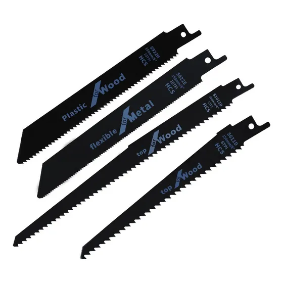 Set 4 Hojas Para Sierra Sable 9'' 225mm Madera Universal