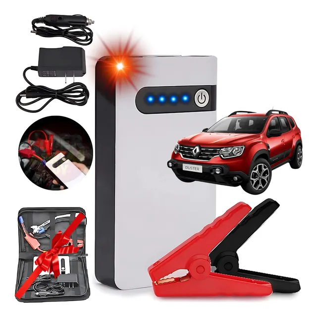 Arrancador Cargador Portátil Auto Moto Powerbank Portátil