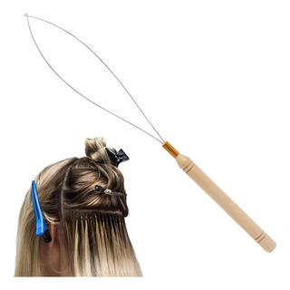 Herramienta De Bucle De Extensión De Cabello Hilo Y Aguja Pa Herramienta De Bucle De Extensión De Cabello Hilo Y Aguja Pa