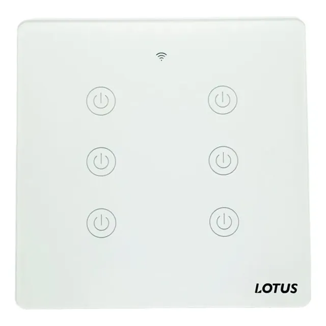 Interruptor Inteligente Zigbee 6 Botões 4x4 Alexa Google