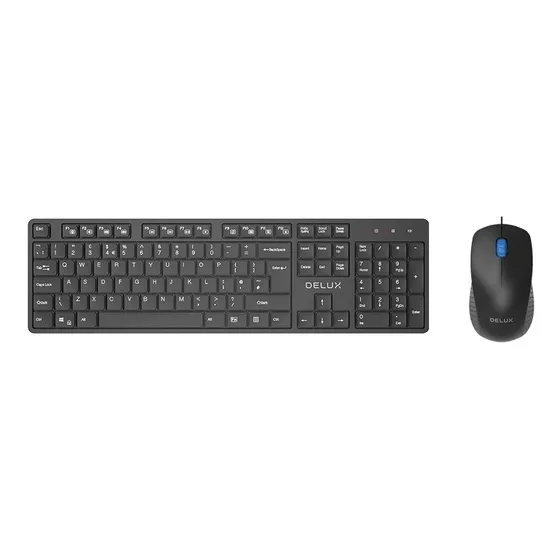 Teclado Y Mouse Alambrico Sin Sonido 