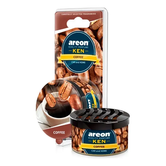 Aromatizante Auto Areon Café Frasco Ken Aeron Modelo Pote | Cuotas sin interés