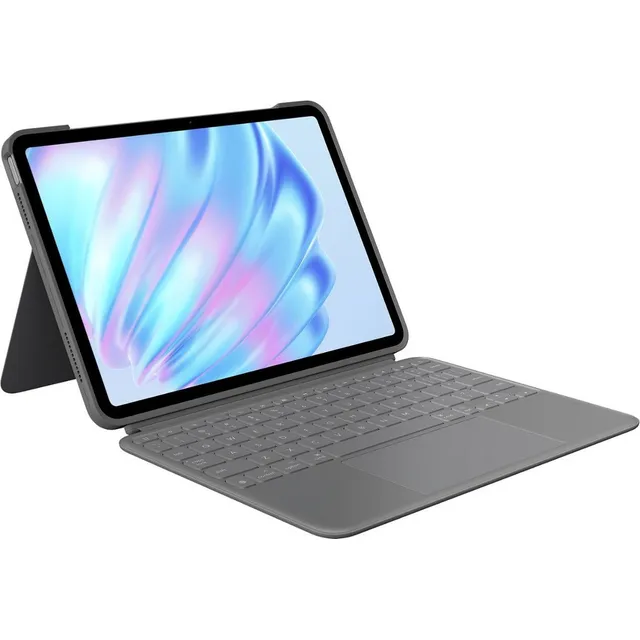 Capa con Teclado Logitech Combo Touch para iPad Air 11" (M2/M3, 2024/2025) Gris Oscuro