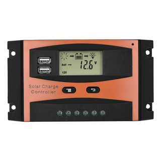 Controlador De Carga Solar 30a 50v, Doble Pantalla Lcd Usb I Controlador De Carga Solar 30a 50v, Doble Pantalla Lcd Usb I