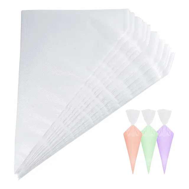 Bolsa Desechable Manga Pastelera Grande Paq 300 Pcs De 33cm