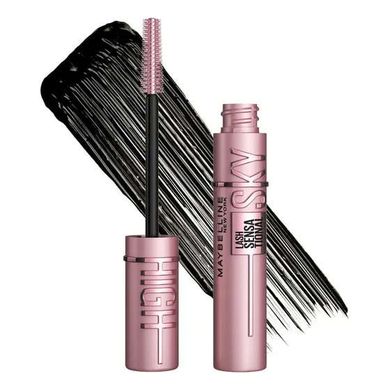 Maybelline Mascara De Pestañas Sky High A Prueba De Agua, 6ml - Brinda Alargamiento Y Volumen Hasta Por 12h, Fórmula Con Extracto De Bambú, Levanta Las Pestañas Desde Raíz, No Deja Grumos, Waterproof