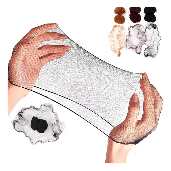 Ki T C/10 Pç Redinha P Coque Invisível Rede De Cabelo Ballet