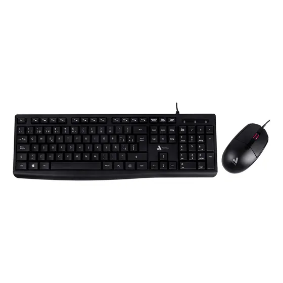 Combo Alámbrico Teclado + Mouse Usb Negro Astra