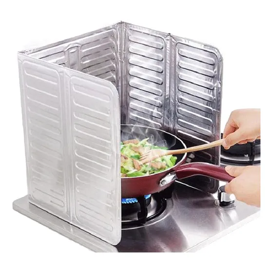 Yeye Fogão Splatter Guard, Cozinha Antiaderente De Folha De