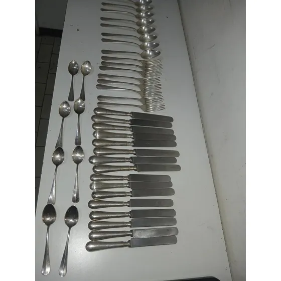 Cubiertos Meneses Baño Plata Alto Grado Ventagaraje Y14
