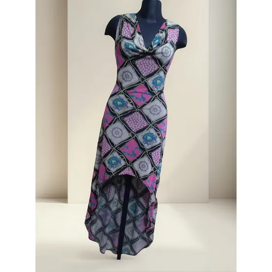 Vestido Casual, Largo, Estampado Para Dama