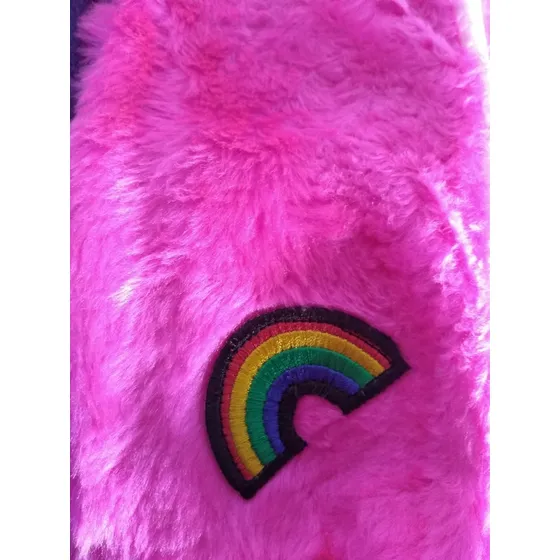 Bufanda Infantil De Peluche Y Polar Tipo Corbata 