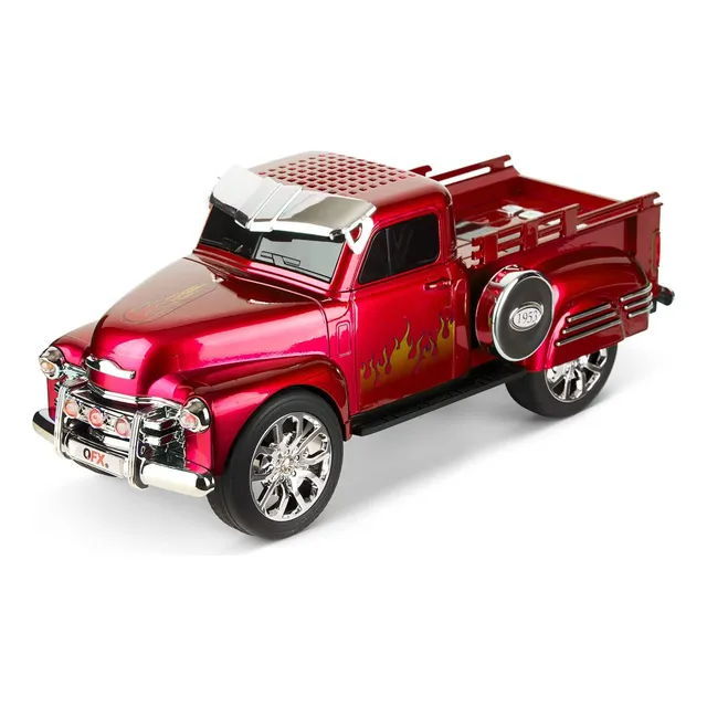 Qfx Bluetooth 1953 Hot Rod Pickup Truck Réplica De Altavoz,