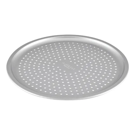 Sarten Perforada Para Pizza Acero Aluminizado 14  Color