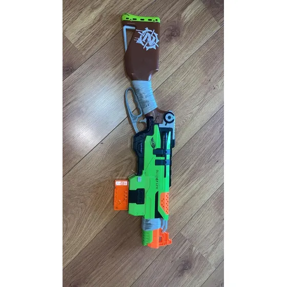 Nerf Zombie Strike Slingfire Original Usada | Rifle Alavanca Verde Lisa