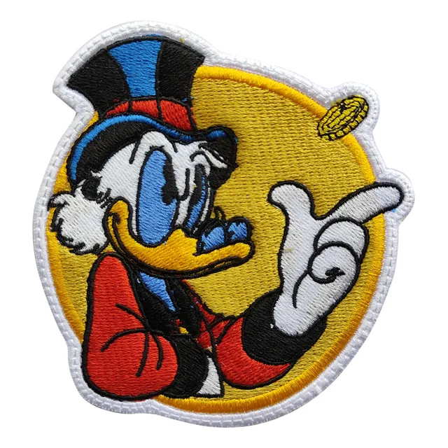 Parche Bordado Tio Rico Mc Pato Disney Pato Donald