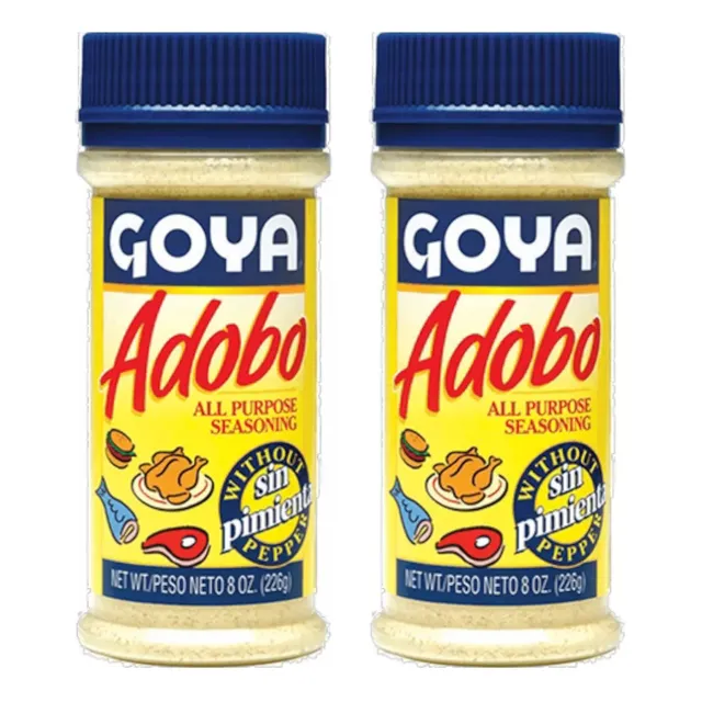 2 Sazonador Adobo Sin Pimienta Goya 226g