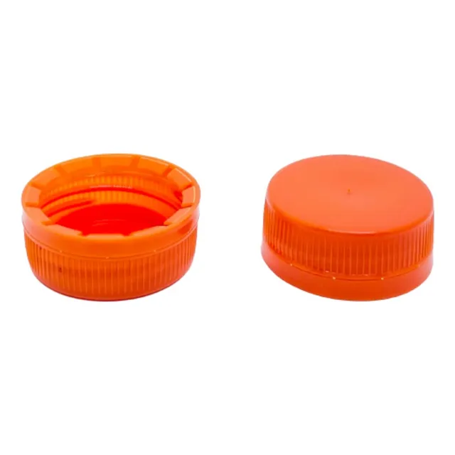 Tampinha Plástica 38mm Com Lacre Para Garrafa Pet - 100unds