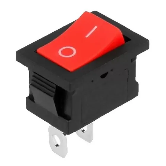 Interruptor On Off Rojo Mini Switch Boton Apagador 3a 5pzs